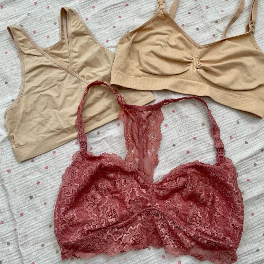 Nursing Bras (Amazon Basics & Target)